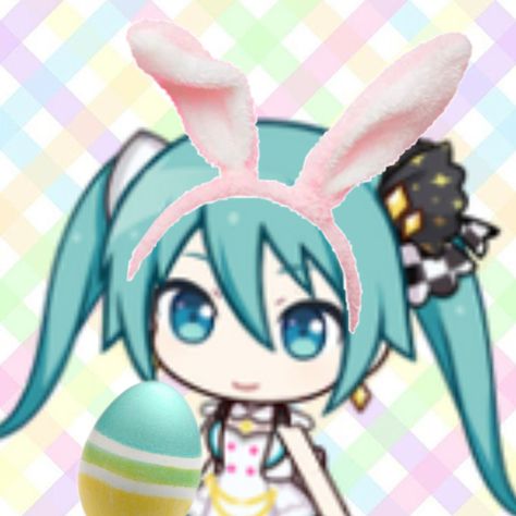 Miku Hatsune Cute, Easter Pfp, Mmj Miku, Funny Miku, Easter Funny, Miku Hatsune, Project Sekai, Hatsune Miku, Vocaloid