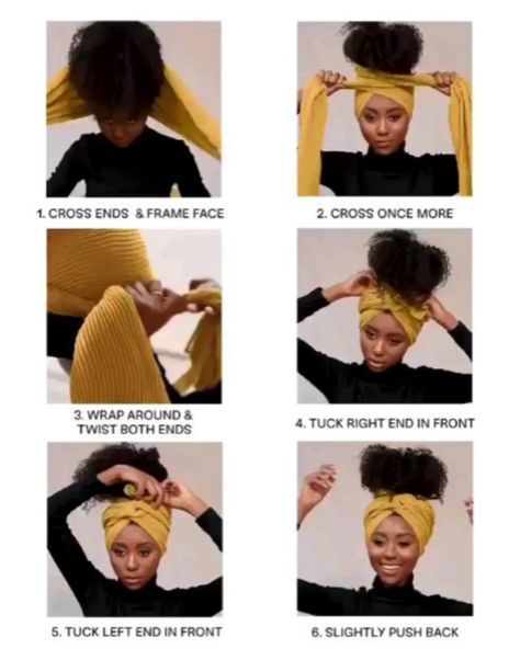 Tie A Head Wrap, Boho Hair Wrap, Headwrap Hairstyles, African Hair Wrap, Hair Wrap Scarf, Natural Hair Tutorials, Hair Scarf Styles, Boho Hair, African Hair