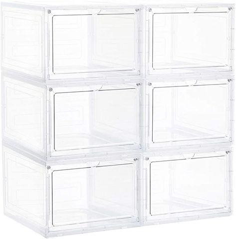 Shoe Organizer For Closet, Shoe Storage Boxes, Organizer For Closet, Sneaker Storage, Plastic Shoe Boxes, Clear Shoes, Cute Blankets, Plastic Shoes, Shoe Boxes