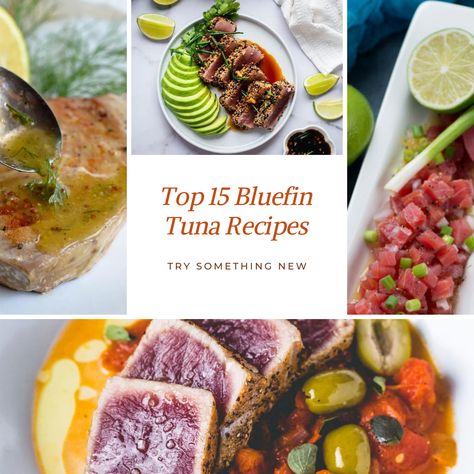 Fresh Blue Fin Tuna Recipe, Blue Fin Tuna Recipes, Bluefin Tuna Recipe, Blackened Tuna, Blue Fin Tuna, Sesame Crusted Tuna, Seared Tuna Steaks, Tuna Sandwiches, Grilled Tuna Steaks