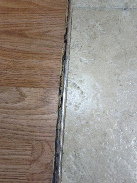 Wood to tile Floor To Tile Transition, Wood Floor To Tile Transition, Wood Floor Transition Ideas, Tile To Wood Floor Transition, Floor Transition Ideas, Wood Floor Transition, Tile To Wood Transition, Tile Transition, Floor Transition