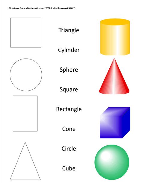 Geometric Shapes & Solids worksheet 3d Shapes Worksheets, Abacus Math, Shape Matching Game, Shapes Worksheet Kindergarten, Shapes Kindergarten, Geometry Worksheets, Math Sheets, Shape Games, Geometric Solids