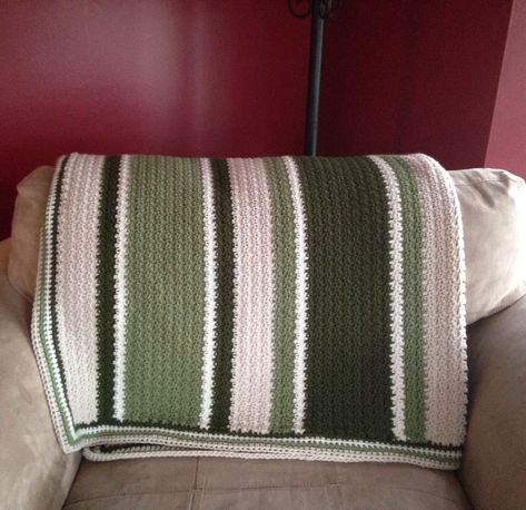 This Afghans item by PinkRoomDesigns has 21 favorites from Etsy shoppers. Ships from United States. Listed on 09 May, 2023 Crotchet Blanket Patterns, Striped Afghan, Chunky Yarn Blanket, Green Baby Blanket, Striped Crochet Blanket, Crochet Green, Baby Boy Crochet Blanket, Striped Baby Blanket, Green Blanket