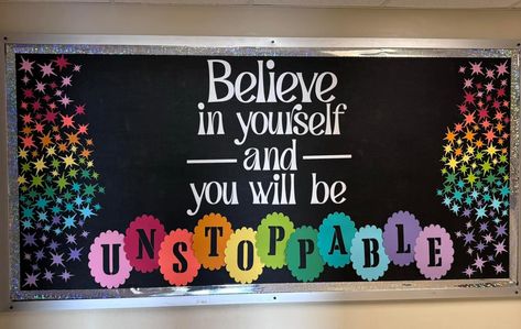 Inspirational Boards For School, Motivational Classroom Bulletin Boards, Inspiring Bulletin Board Ideas, College And Career Bulletin Board Ideas, Leader In Me Bulletin Boards Elementary, Pbis Bulletin Boards Elementary, You Belong Here Bulletin Board, Bulitin Board Border Ideas, Counselor Bulletin Boards Elementary