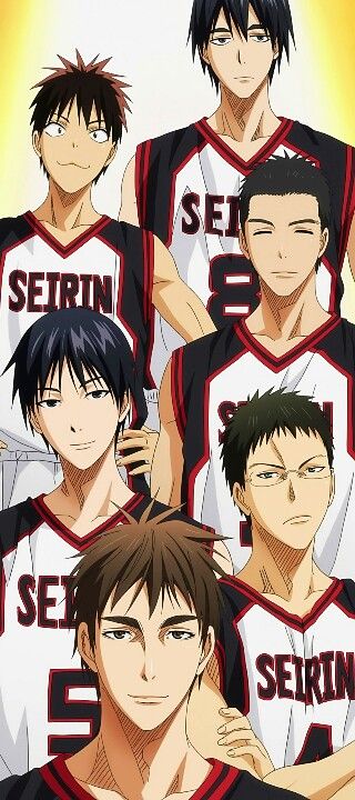 Seirin Team Knb Wallpaper, Kuroko's Basketball Wallpaper, Vorpal Swords, Kuroko Basket, Kuroko No Basket Characters, Susanoo Naruto, Basketball Anime, Kagami Taiga, Bola Basket