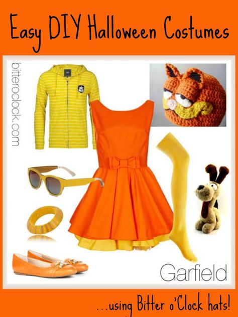 Garfield Halloween, Garfield Costume, Easy Diy Halloween Costumes, Monster Prom, Homemade Halloween Costumes, Diy Halloween Costumes Easy, Easy Diy Halloween, Disney Diy, Diy Halloween Costumes