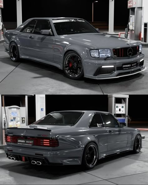 Mercedes Benz 560 Sec Amg, W126 Mercedes, Mercedes 560 Sec, Mercedes S600, Guerriero Samurai, Mercedes W126, Mercedes 500, Custom Muscle Cars, Exotic Sports Cars