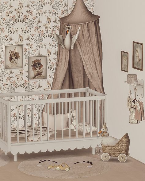 Sims 4 Royal Nursery Cc, Sims 4 Infant Cribs Cc, Sims 4 Infant Cc Decor, Sims 4 Twin Nursery, Sims 4 Infant Bedroom, Sims 4 Newborn Crib, Baby Shower Sims 4 Cc, Sims Nursery Cc, Infant Room Sims 4