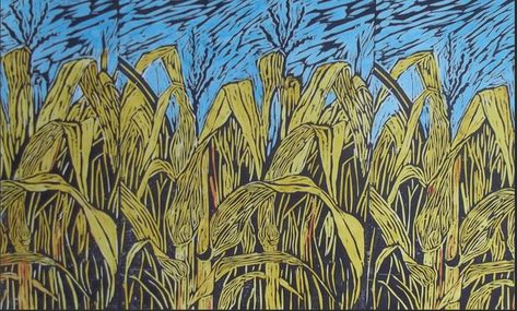 Corn Field Drawing, Corn Drawing, Field Drawing, Colorful Art Projects, Aesthetic Quiz, Girls Spring Outfits, Field Art, Corn Field, Nurse Aesthetic