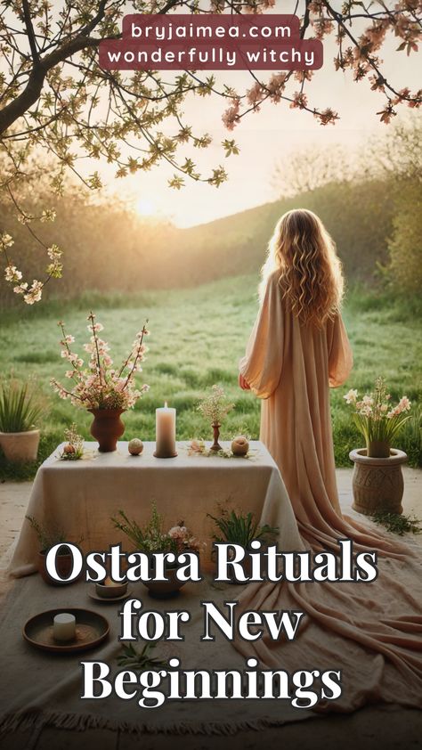 Celebrate Ostara, the spring equinox, with rituals that embrace new beginnings and renewal. This article shares ways to connect with the energy of growth during this season—whether through planting seeds, creating an altar for balance, or setting intentions for the abundance you wish to manifest. Perfect for witches looking to align with nature and welcome fresh opportunities into their lives. Spring Equinox Wedding, Ostara Alter, Spring Equinox Aesthetic, Ostara Rituals, Spring Equinox Celebration, Ostara Traditions, Celebrate Ostara, Equinox Celebration, Spring Equinox Ritual