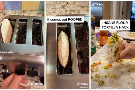 This Viral Tortilla Toaster Hack Is the Solution to Your Tex Mex Cravings Energy Smoothie Recipes, Chili Relleno, Chicken Mole, Energy Smoothies, Family Brunch, Barbara Bush, Flour Tortilla, Homemade Tortillas, Grilled Peaches