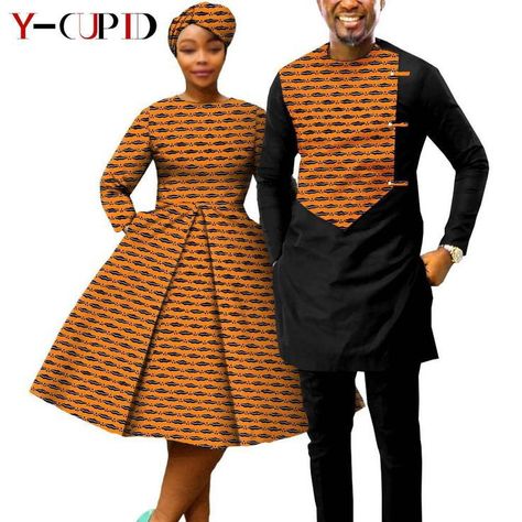 African Print Dresses For Women, African Couple, Couples African Outfits, Kitenge Designs, Classy Short Dresses, Jeans Winter, Traditional African Clothing, African Attire For Men, Latest African Men Fashion