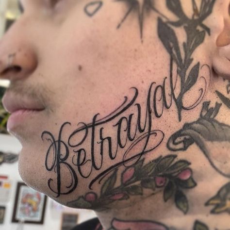 Letteringcartel on Instagram: ““BETRAYAL” by @bigmeas based Colombus Ohio. Use the #letteringcartel and don’t forget to tag us!!” Betrayal Tattoo, Calligraphy Tattoo, Writing Fonts, Lettering Tattoo, Trust And Loyalty, Calligraphy Pens, Tattoo Lettering, Hand Lettering, Tattoo Quotes