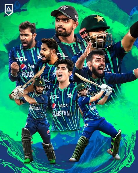 Cricket Team Wallpaper, World Cup Teams, Virat Kohli Instagram, Pakistan Cricket Team, Team Wallpaper, Pakistan Cricket, Team Pictures, Art Calligraphy, Islamic Art Calligraphy