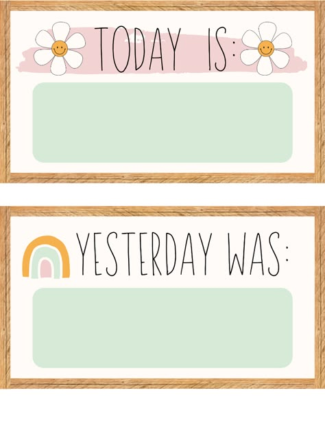 Boho Classroom Decor Printable, Today Is Printable, Class Name Tags, Boho Themed Classroom, Classroom Decor Printables, Preschool Classroom Themes, Teaching Classroom Decor, English Teaching Materials, Preschool Classroom Decor