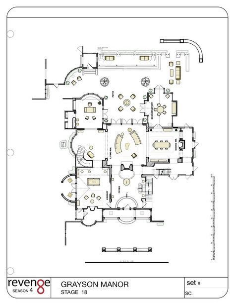 Grayson Manor, Manor Floor Plan, Autocad Drawing, Autocad, Floor Plan, Revenge, The Hamptons, Floor Plans, Fan Art