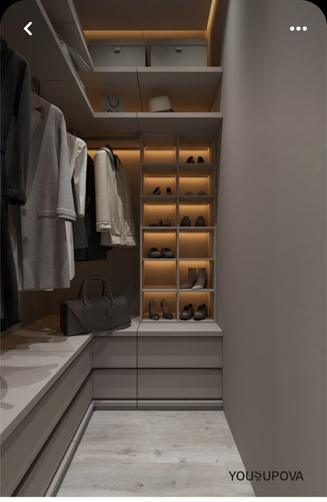 Narrow Closet Design, Narrow Closet, Small Dressing Rooms, Dressing Room Closet, Walking Closet, Dream Closet Design, Walk In Closet Design, Closet Design Layout, Wardrobe Door Designs