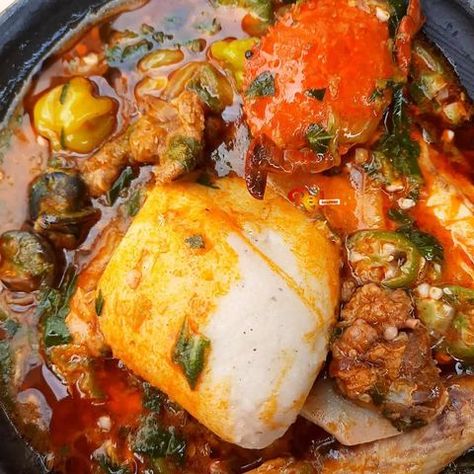 Ghanaian Food Network ® (@ghanaianfoodnetwork) • Instagram photos and videos Okra Stew Ghana, Okro Soup Ghana, Ghana Banku And Okro Soup, Okra Stew African, Trinidad Breakfast, Ghana Food Recipes, Ghana Dishes, Ghana Foods, African Bites