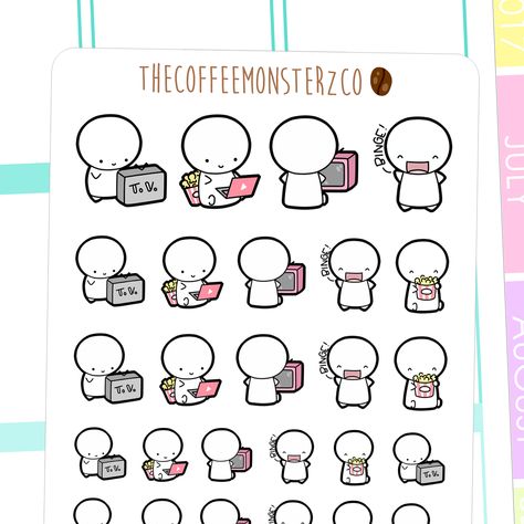 TV Addict Emojis for Pinterest! 📺 Find the perfect emoji to express your love of TV shows, movies, and streaming. #tvaddict #emoji . #Coffee_Monster #Quote_Layout #Monster_Co #Planner_Stationery Coffee Monster, Quote Layout, Monster Co, Hobonichi Planner, Planner Stationery, Planner Book, Kawaii Stickers, Anime Stickers, Personalized Stickers