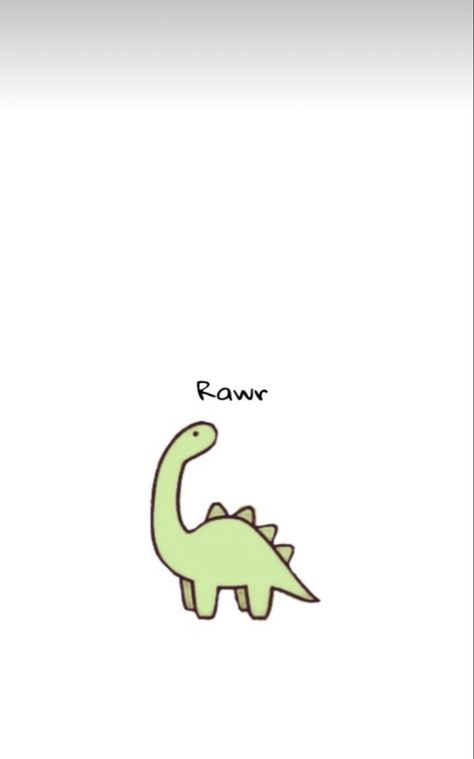 Rawr Rawr Dinosaur Cute, Dinosaur Rawr, Tiny Dinosaur, Dinosaur Wallpaper, Sticker Ideas, Phone Background, Cute Dinosaur, Cute Doodles, Cute Cartoon Wallpapers