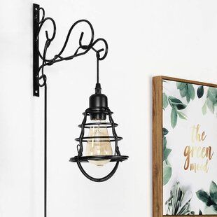 Single Bulb Hanging Light, Plug In Pendant Light Living Room, Bars Restaurant, Pendant Lights Black, Small Hanging Lights, Basement Bars, Walls Living Room, Pulley Light, Cage Lamp