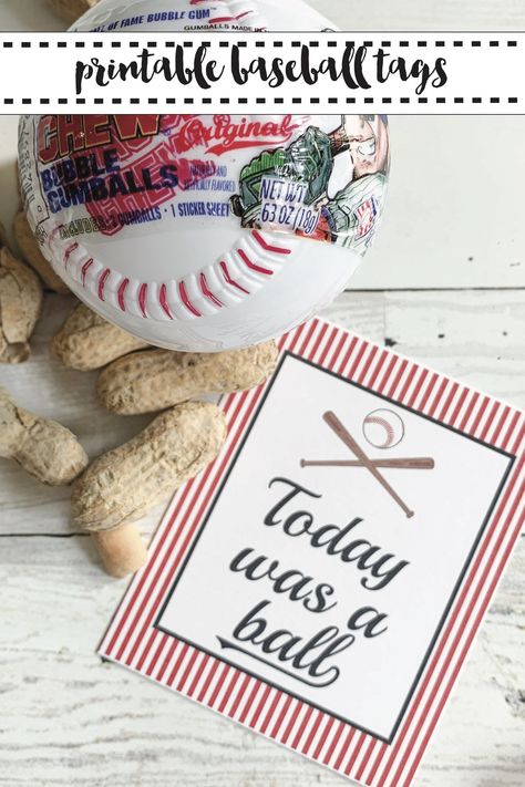 Download these FREE printable baseball party tags from Everyday Party Magazine #Baseball #BaseballPartyPrintables Vintage Baseball Party, Baseball Favors, Baseball Card Shop, Baseball Party Favors, Star Crafts, Printable Baseball, Baseball Theme Party, Valentines Day For Him, Baby Boy Shower Favors