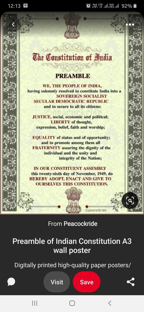 Preamble Of India, Newspaper Pictures, Indian Constitution, India People, India, Writing, My Saves, Quick Saves