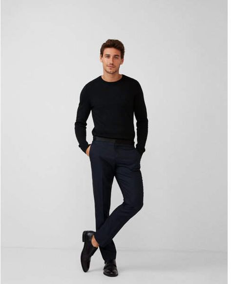 Black Semi Formal Outfit Men, Black Semi Formal Outfit, Men Casual Outfit, Pants Ideas, Mens Fashion Edgy, Mens Fashion Smart, Mens Fashion Rugged, Tuxedo Pants, Club Night