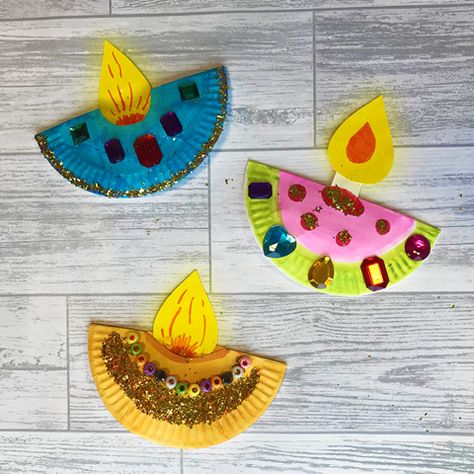 Diwali Eyfs, Diwali Craft For Children, Diwali For Kids, Drawing Closer, Diwali Crafts, Diwali Activities, Diwali Drawing, Diwali Lamps, Felt Tip Pens