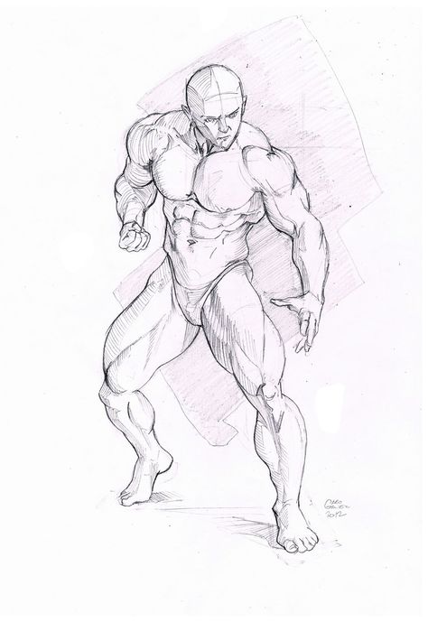 How to Draw from Real Life Reference | free3DTutorials.com Muscular Body Reference Drawing, Muscular Man Drawing Reference, Buff Men Reference Drawing, Muscular Pose Reference, Muscular Man Reference Drawing, Real Life Drawing, Drawing Muscles, Muscle Drawing, Life Reference