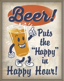 Retrorocket Studio – BCreative Happy Hour Beer, Metal Beer Signs, Vintage Beer Signs, Mermaid Wall Decor, Beer Brands, Beer Signs, Vintage Beer, Vintage Bar, Man Cave Decor