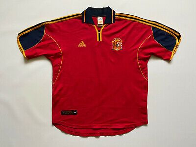 (eBay) VINTAGE SPAIN NATIONAL TEAM 1999/2002 HOME FOOTBALL SHIRT CAMISETA SOCCER ADIDAS Spain National Team, Vintage Football Shirts, Jersey Vintage, Vintage Football, Team Shirts, Football Shirt, Football Shirts, Polo Ralph Lauren, Men's Polo Shirt