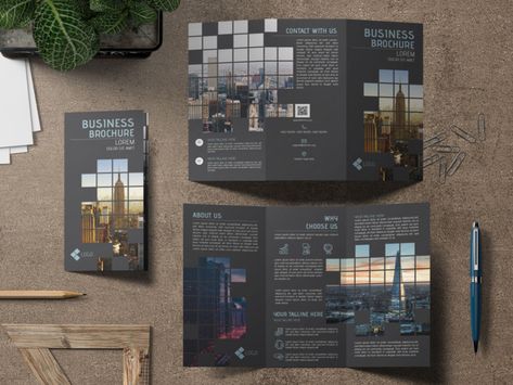 Tri Fold Brochure Design, Buildings Sketch Architecture, Fold Brochure Design, Architecture Brochures, Brochure Design Layouts, Instagram Design Creative, Brochure Ideas, Trifold Brochure Design, Best Architecture