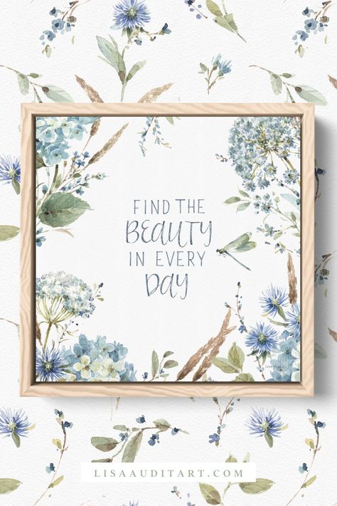 Choco Box, Floral Quotes, Lisa Audit, Decoupage Diy, Bohemian Wall Art, Drawing Wallpaper, Blue Florals, Painting Quotes, Bohemian Wall