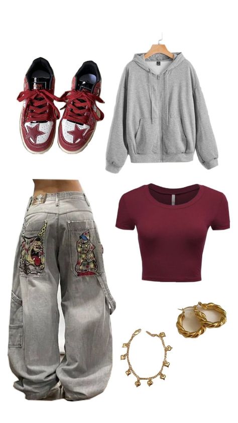 Ahs Style, Street Style Outfits Casual, Baggy Clothes, Outfit Inspo Casual, Trendy Outfits For Teens, Swaggy Outfits, Simple Trendy Outfits, Cute Everyday Outfits, Really Cute Outfits