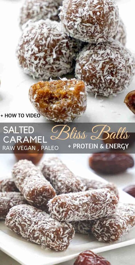 Peanut Butter Bliss Balls, Oatmeal Breakfast Bars Healthy, Sweet Balls, Power Bites, Protein Energy Bites, Good Carbs, Energy Ball Recipe, Paleo Baking, Vegan Peanut Butter