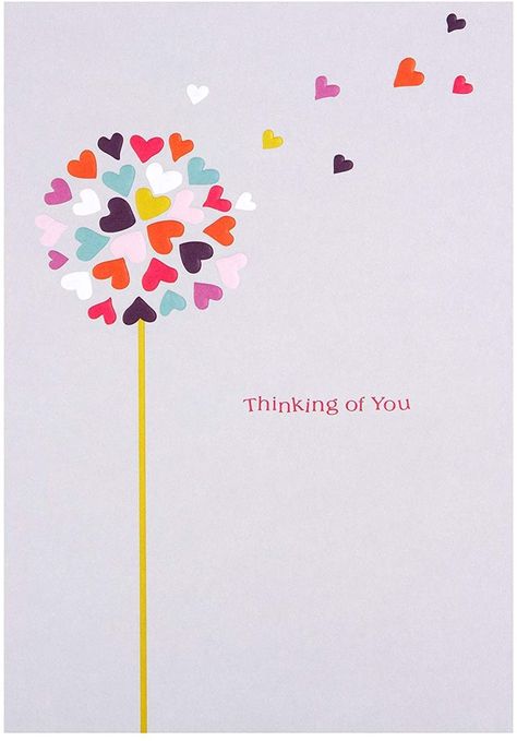 Hallmark Thinking Of You Card Love Hearts'' - Medium : Amazon.co.uk: Stationery & Office Supplies Think Of You Quotes Support, Supportive Friends Quotes, Thinking Of You Images, Support Quotes, Thinking Of You Quotes, Happy Pongal, Sympathy Quotes, Daily Encouragement, Picture Postcards