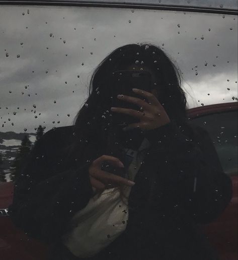 really cute half heart selfie in a rainy window Rain Selfie Ideas, Window Selfie Poses, Rain Photoshoot Aesthetic, Rainy Day Selfie, Window Selfie, Love From Afar, Rain Photoshoot, Girl In Rain, Rain Window