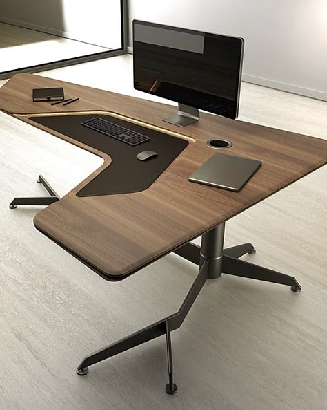 Work Station, Diy Furniture Sofa, Computer Table Design, Modern Office Table, Home Office Set Up, Office Table Design, Office Interior Design Modern, Modern Office Desk, Furniture Details Design