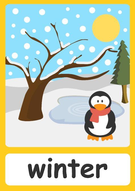 Season flashcards - Teach seasons - FREE Flashcards  Posters! Season Posters Preschool, Four Seasons For Kindergarten, Seasons For Kindergarten, Season Kindergarten, Story For Kindergarten, Teaching Seasons, Seasons Flashcards, Preschool Seasons, Seasons Printable