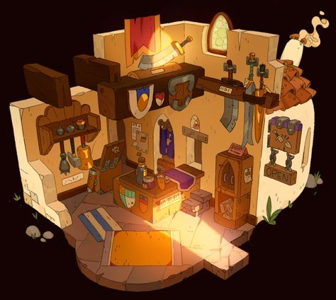 AlexandreDiboine on Twitter: "woops, added the wrong version earlier… " Interior Concept Art, Bg Design, Blacksmith Shop, Isometric Art, Interior Concept, Scene Design, Visual Development, 판타지 아트, Environment Design