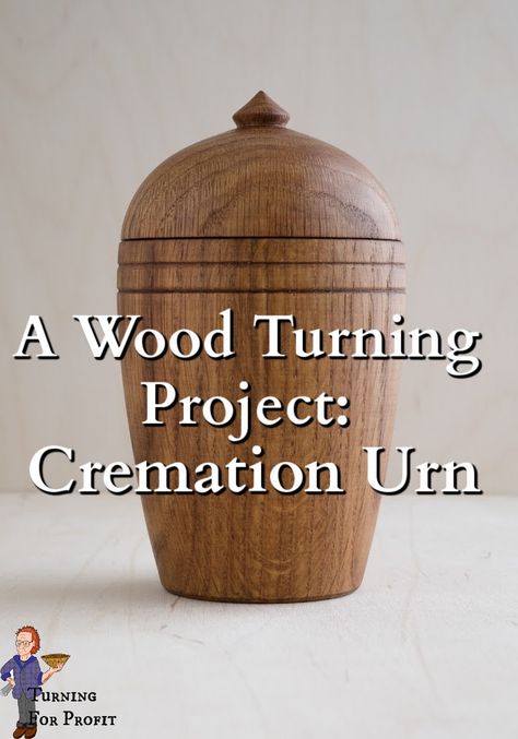 A cremation urn is a significant and evocative wood turning project. It was the largest turning project I had ever worked on. I found it challenging for multiple reasons. Here's what I learned about turning an urn and my advice for others. Lathe Woodworking Projects, Woodturning Videos, Wood Pet Urn, Wooden Pet Urn, Wood Turning Pens, Turned Vase, Wood Turned Bowls, Wood Urn, Wood Turning Lathe