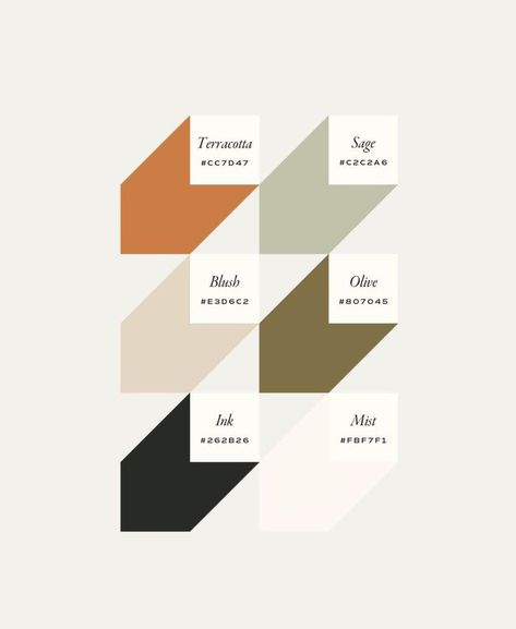 Midcentury Modern Colour Palette, Colors Pallets Design, Charity Color Palette, Terracotta Branding, Clean Color Palette, Design Aesthetic, Premium Color Palette, Graphic Design Color Palette, Corporate Color Palette