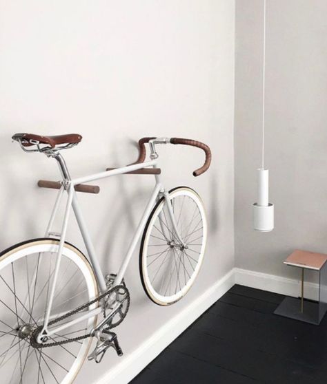 Rifacimento Garage, Bike Storage Apartment, Hanging Bike Rack, Indoor Bike Rack, Indoor Bike Storage, Wall Mount Bike Rack, Bike Rack Wall, Bike Hooks, Bike Wall Mount