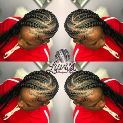 Jumbo lemonade braids ! Big Lemonade Braids, Jumbo Lemonade Braids, Braids 2023, Jumbo Cornrows, Side Braid Ponytail, Braided Side, Lemonade Braids Hairstyles, Cornrows Braids For Black Women, Lemonade Braids