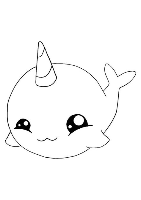 Cute Kawaii Fish Unicorn coloring page Kawaii Fish, Unicorn Fish, Emoji Coloring Pages, Best Coloring Pages, Free Printable Coloring Sheets, Spiderman Coloring, Fish Coloring Page, Birthday Coloring Pages, Barbie Coloring Pages