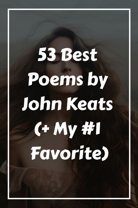 Here are my favorite poems by John Keats. From famous short poems by John Keats to romantic poems by John Keats. Find the best poems by John Keats here! Famous Short Poems, Keats Poetry, English Literature Quotes, John Keats Poems, Spring Poem, Favorite Poems, Romantic Poems, Poems About Life, Best Poems