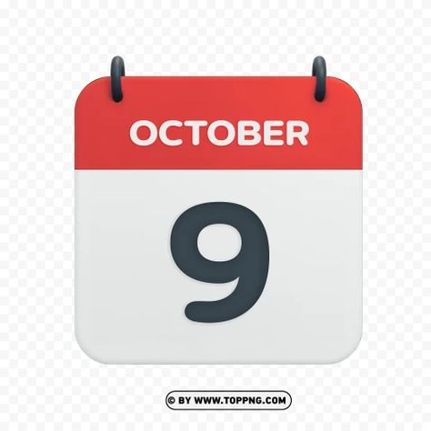 South America Trip, America Trip, Calendar Icon, 9th October, Png Clipart, Free Png, South America, Free Images, Png Images