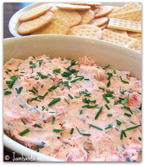 Jam Hands: Smoked Salmon Dip Salmon Dip Recipes, Happy Hour Appetizers, Salmon Dip, Smoked Salmon Dip, Pink Foods, Yummy Dips, Dip Recipe, Appetizer Dips, Smoked Salmon