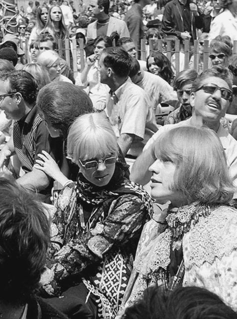 Nico & Brian Jones - Monterey Pop Festival; 1967 70s Counterculture, Nico Paffgen, Christa Päffgen, Musician Photos, Brian Jones Rolling Stones, Rolling Stones Poster, Jim Marshall, Monterey Pop Festival, Rolling Stones Band